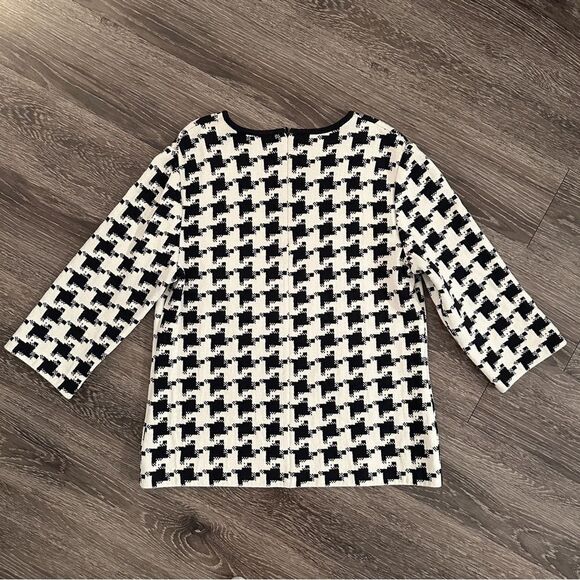 St John Houndstooth Sweater New - Picture 11 of 11
